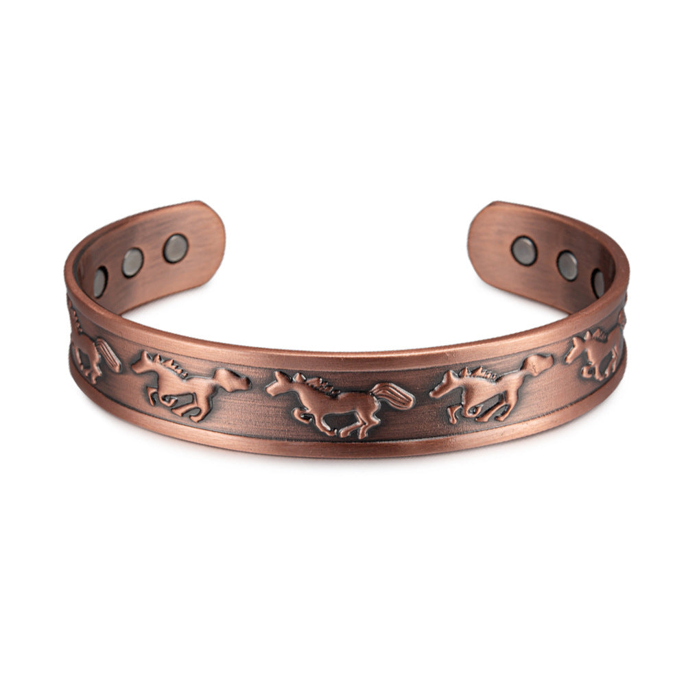 Kupfer Magnetarmband für Herren, verstellbar – Bild 3 | LuxeStyle