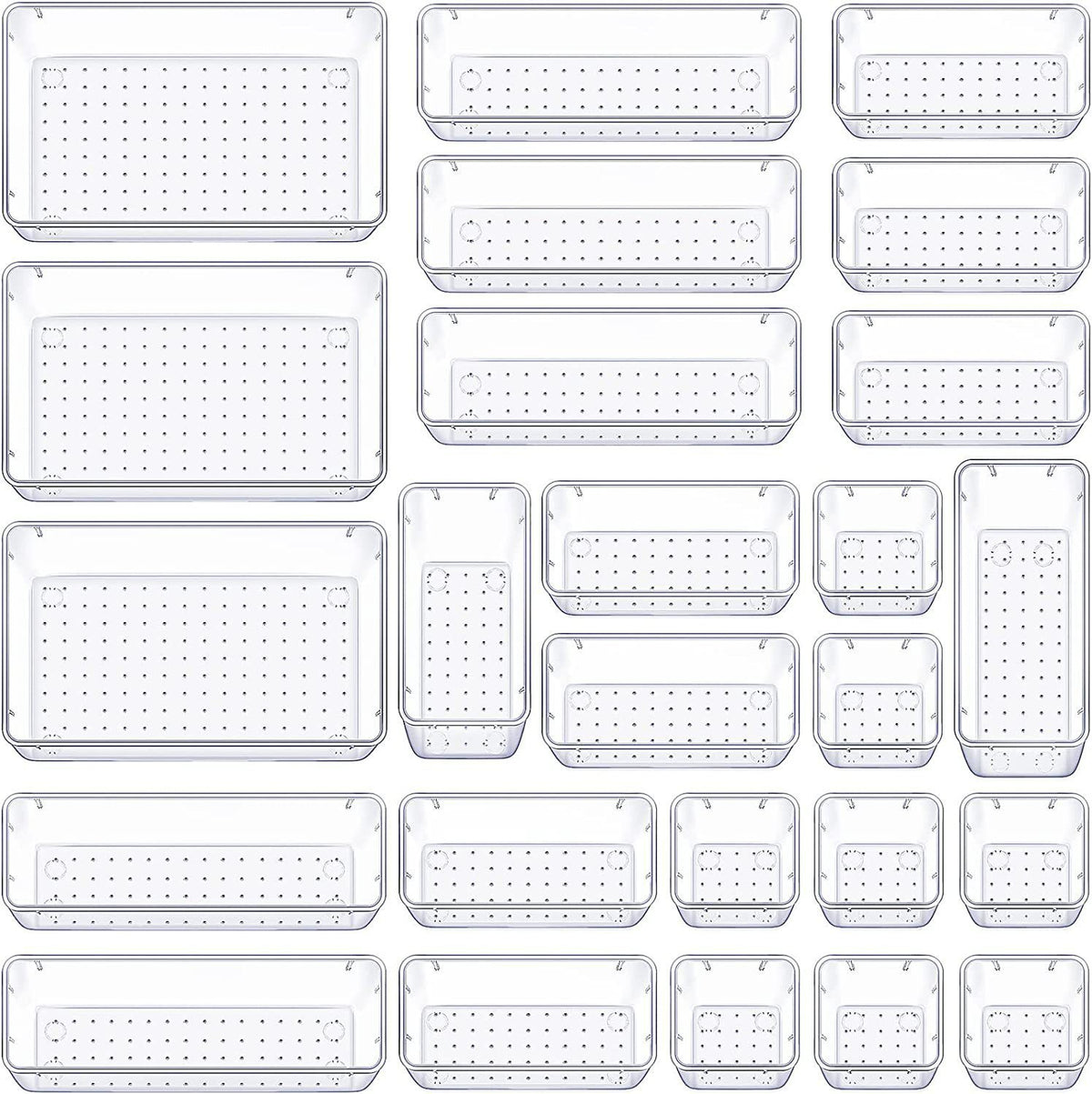 Transparentes Desktop Aufbewahrungsboxen Set – Bild 6 | LuxeStyle