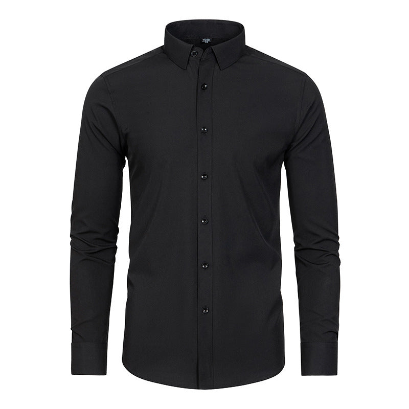 Elastisches Langarmhemd für Herren – Bild 14 | LuxeStyle