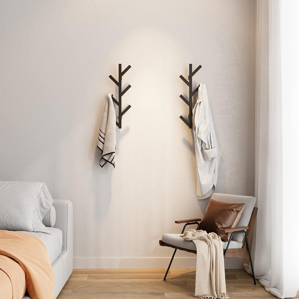 Wandgarderobe aus Metall für Mäntel und Hüte