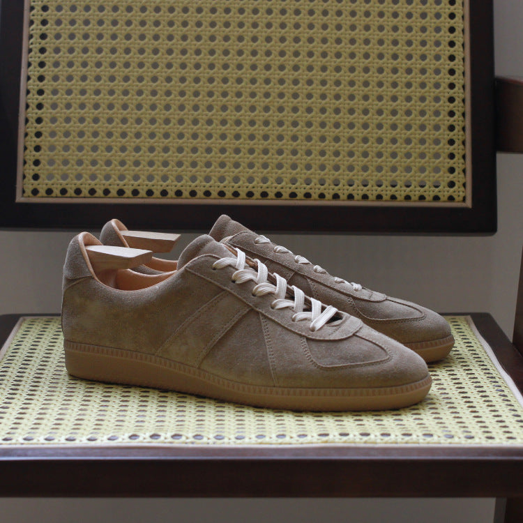 Retro Rindsleder-Sneaker für Herren – Bild 5 | LuxeStyle
