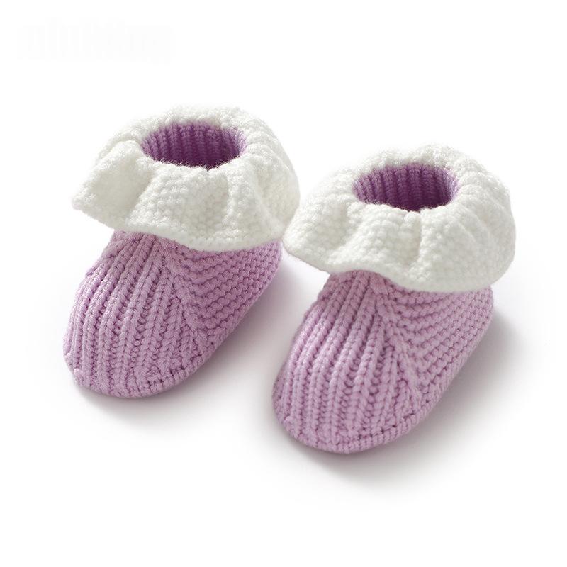 Gerüschte Kleinkinderschuhe aus Wolle | LuxeStyle
