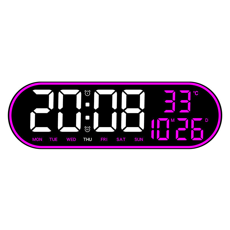 Multifunktionale digitale Wanduhr