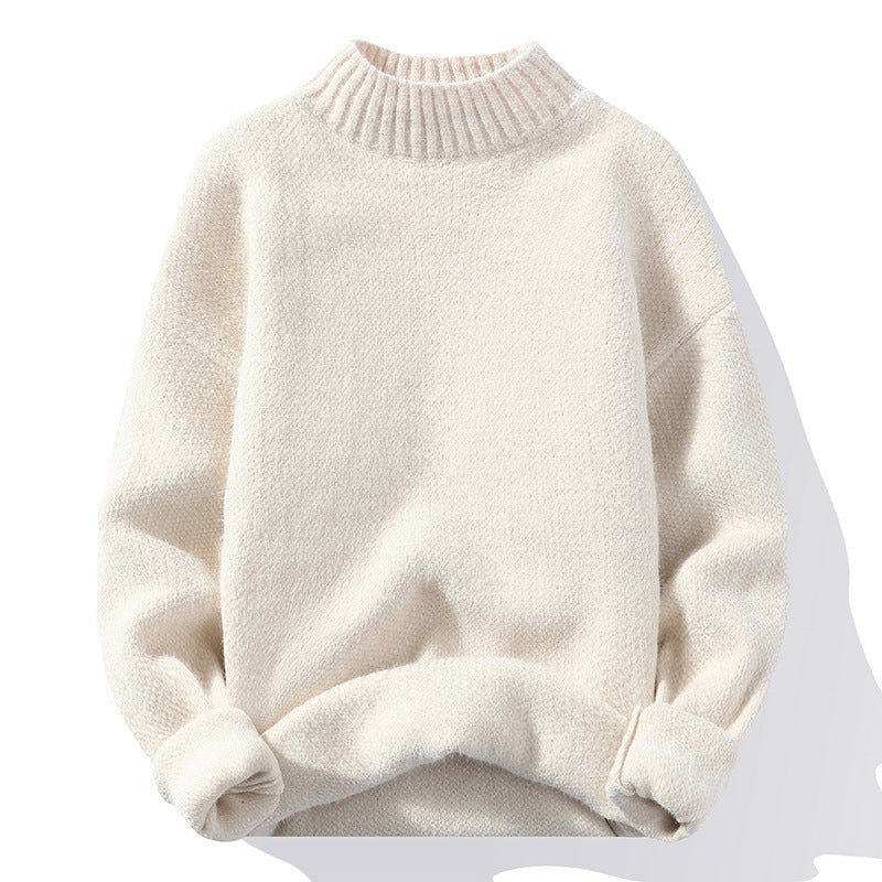 Modecasual Einfarbig Rundhals Pullover
