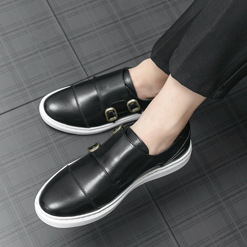 Herren Lederschuhe mit Schnalle | LuxeStyle