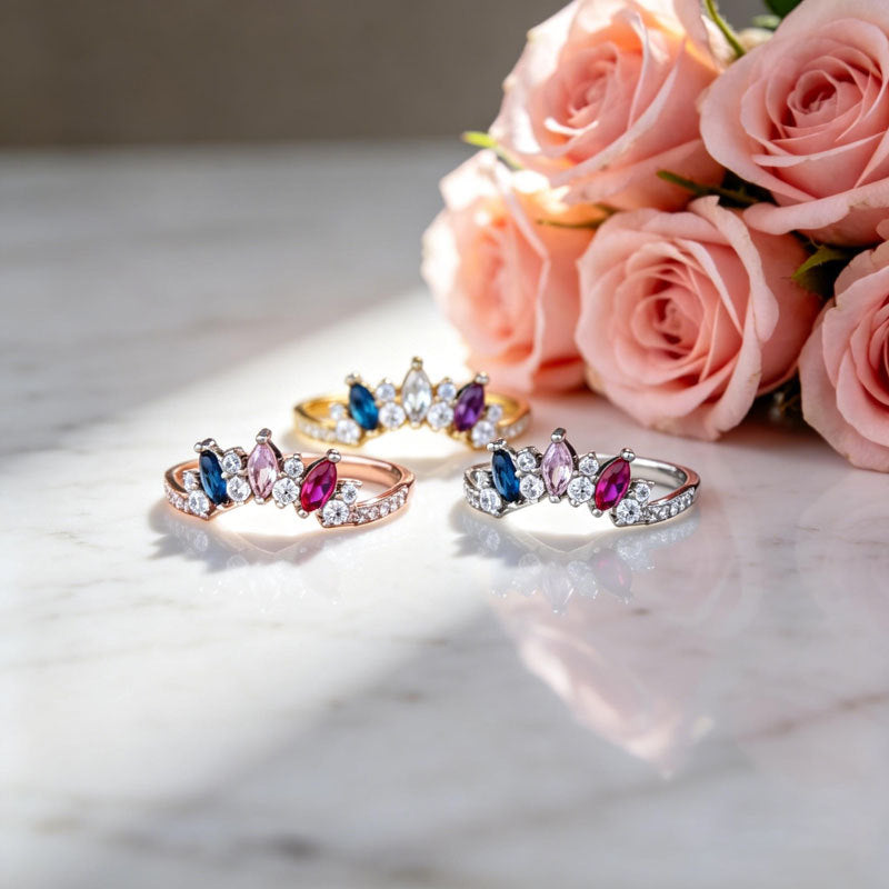Personalisierter Zirkon-Ring – Bild 3 | LuxeStyle