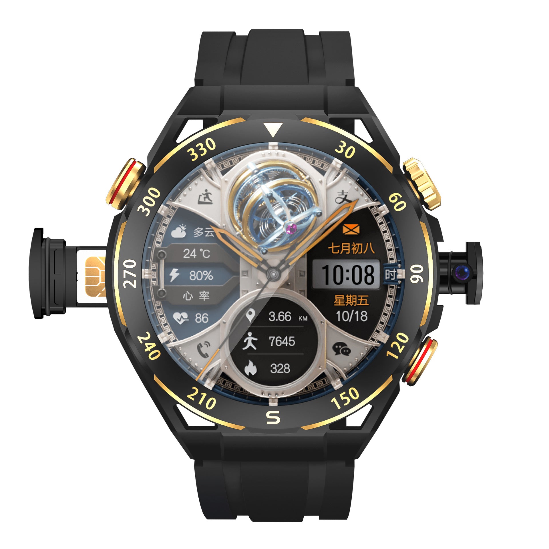 WS10 Smartwatch mit grossem Speicher