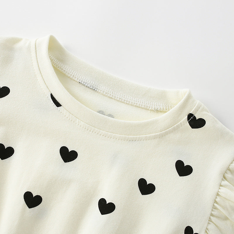 Mädchen A-Linien Sommerkleid mit Cartoon-Print | LuxeStyle