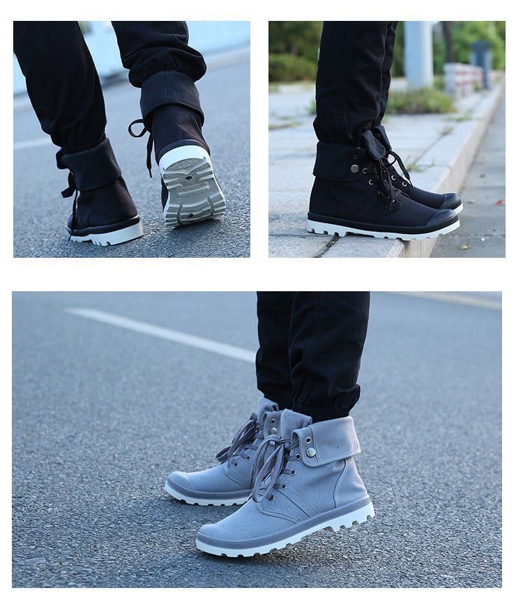 Platform High-top Canvas Sportschuhe