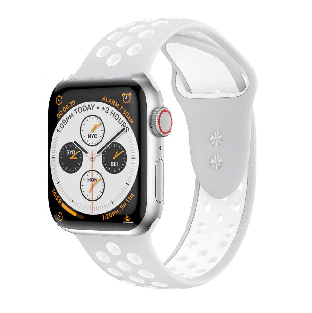 Zweifarbiges Silikonarmband für Apple Watch – Ansicht 6