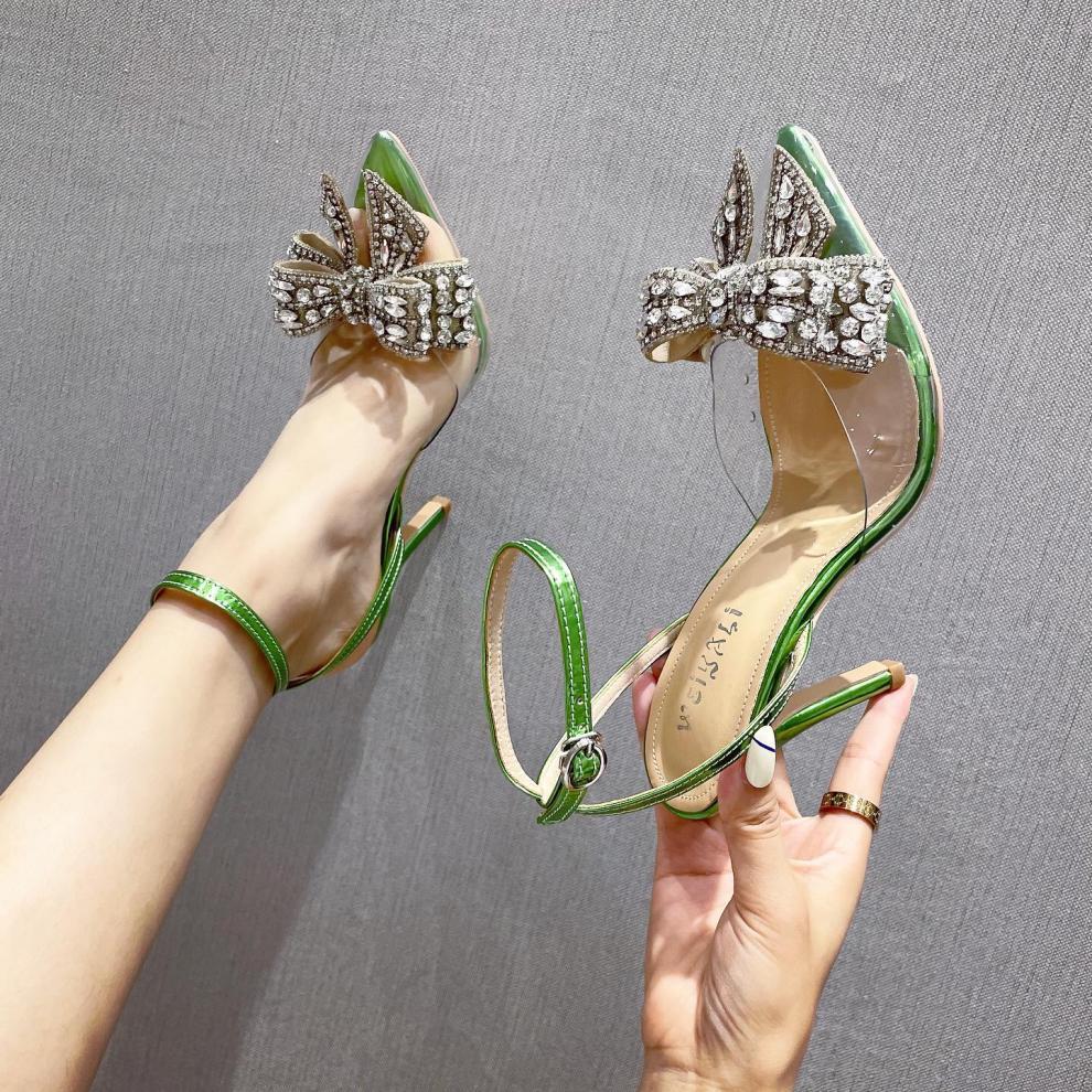 Elegante Stiletto-Sandalen mit Strass – Bild 9 | LuxeStyle