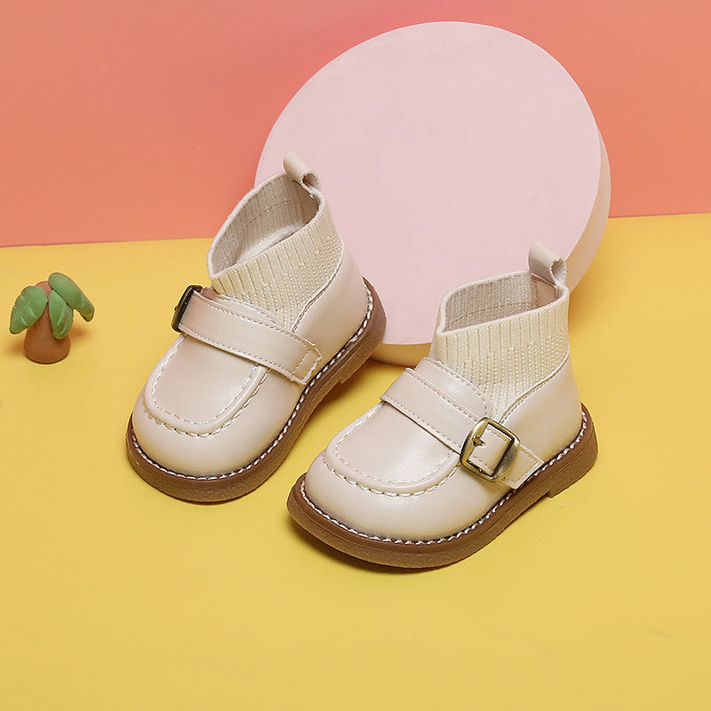 Warme Kinder-Stiefeletten aus Mikrofaserleder – Bild 5 | LuxeStyle