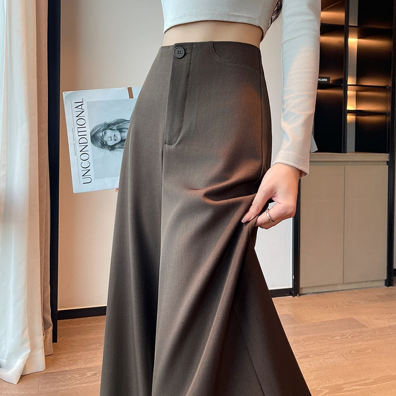 Elegante High-Waist Wide-Leg Hose für Damen