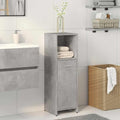 Badezimmerschrank, Betongrau, 30x30x95 cm