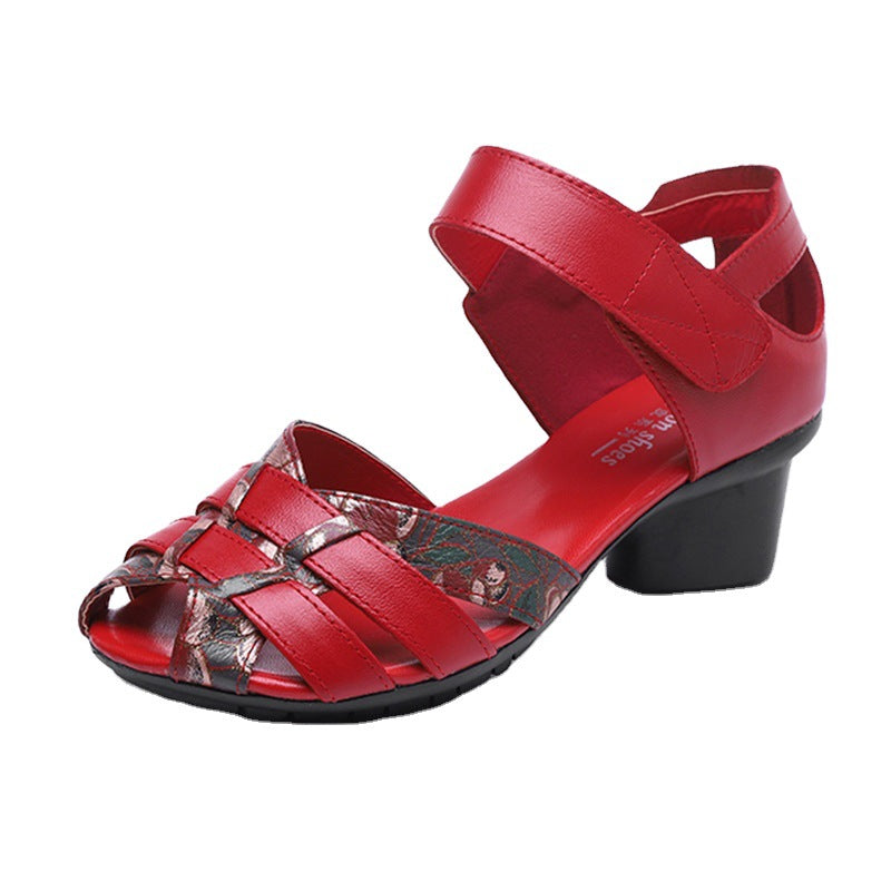 Retro Pumps mit Ethno-Muster | LuxeStyle