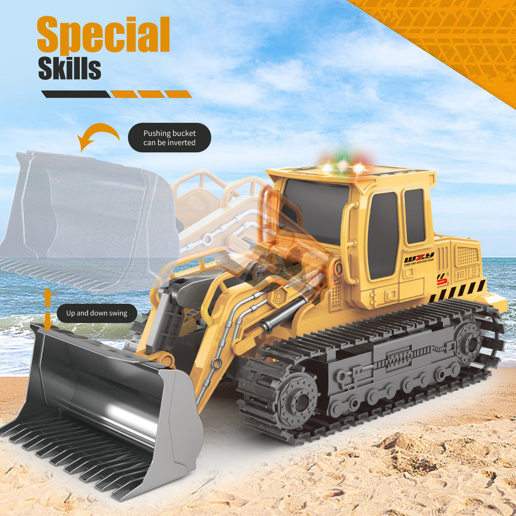 RC Baustellenfahrzeug Set – Bagger & Bulldozer