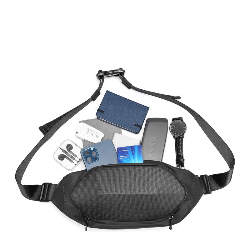 Wasserdichte Hard Shell Bauchtasche für Herren – Bild 2 | LuxeStyle