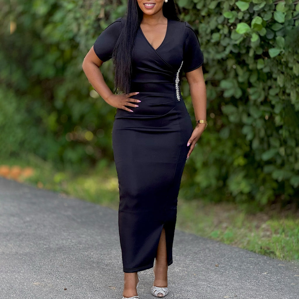 Elegantes, figurbetontes Damen-Kleid – Bild 6 | LuxeStyle