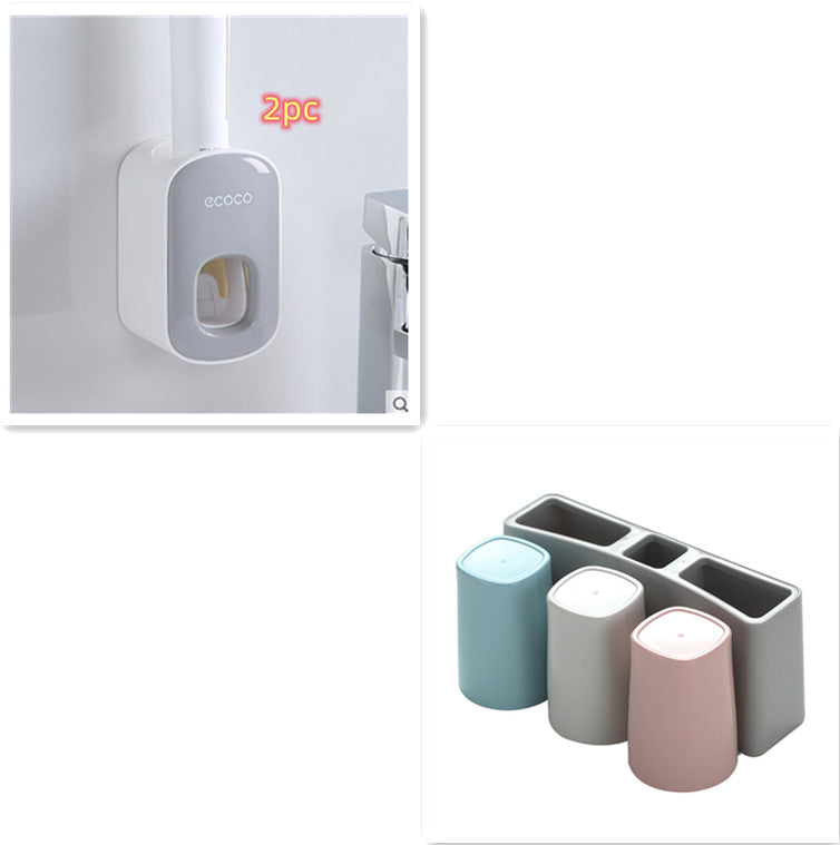 Wandmontierter Zahnpasta-Dispenser