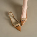 Retro-Pumps mit spitzer Zehe und Fesselriemen – Bild 6 | LuxeStyle