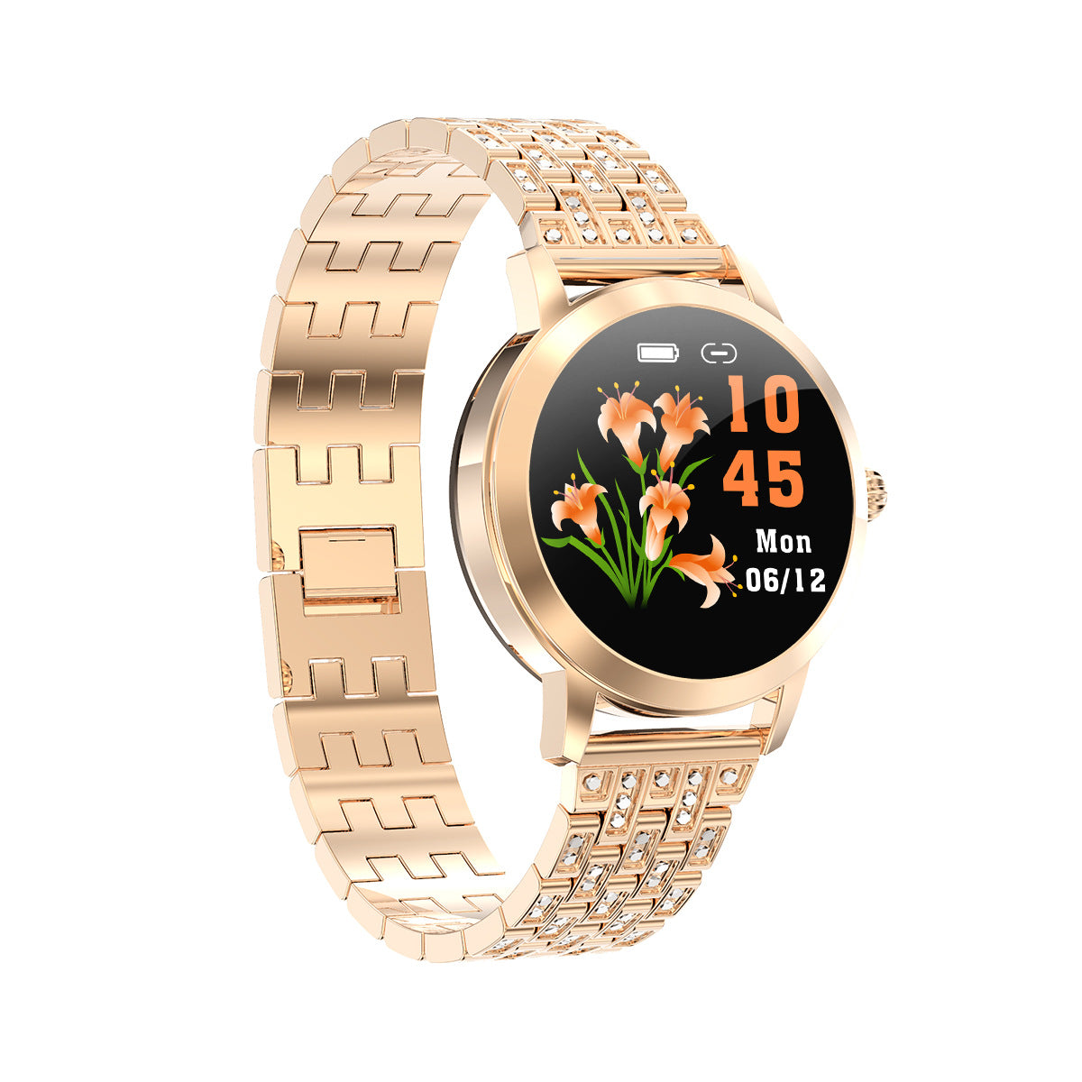 Smartwatch Rund mit Bluetooth und Pulsmesser – Bild 5 | LuxeStyle