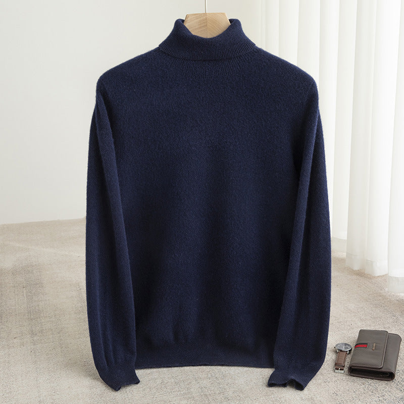 Cashmere-Pullover mit Rollkragen