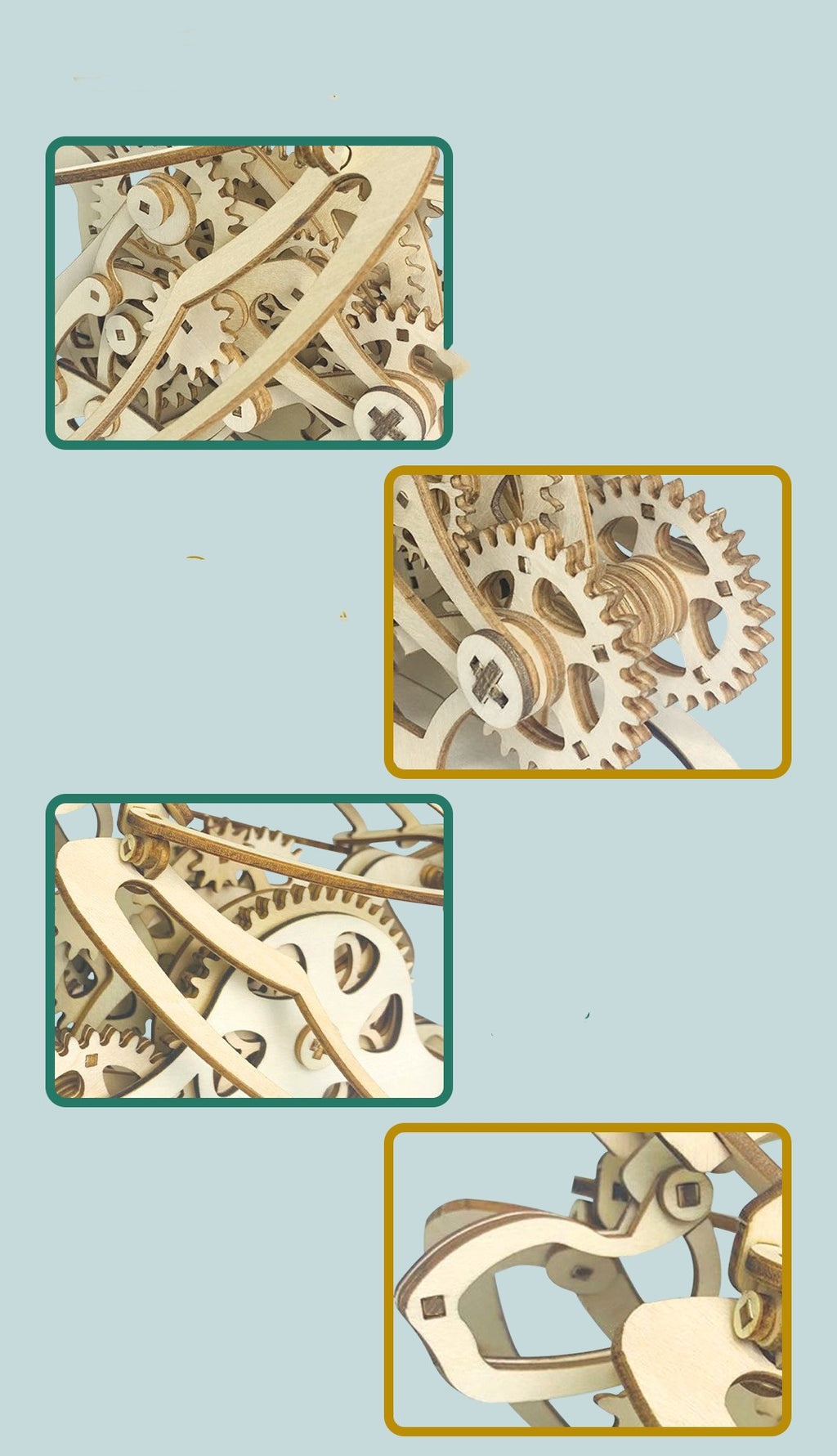 Mechanische Schildkröte Holz-Puzzle – Bild 2 | LuxeStyle