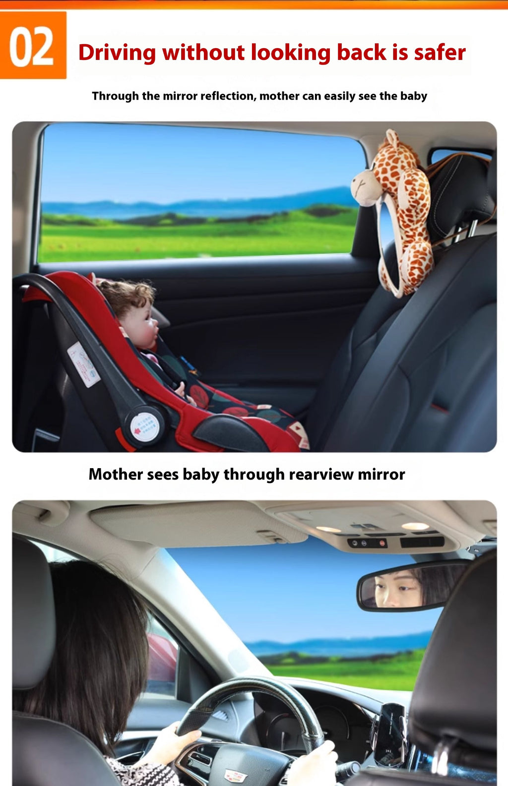 Auto-Rücksitzspiegel für Babys – Bild 4 | LuxeStyle