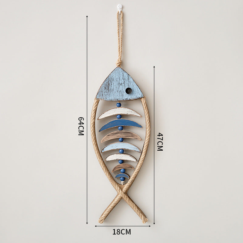 Fischförmiger Wandhänger