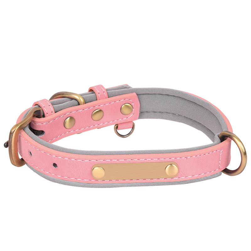 Hundehalsband gravierbar aus Sofaleder – Bild 7 | LuxeStyle