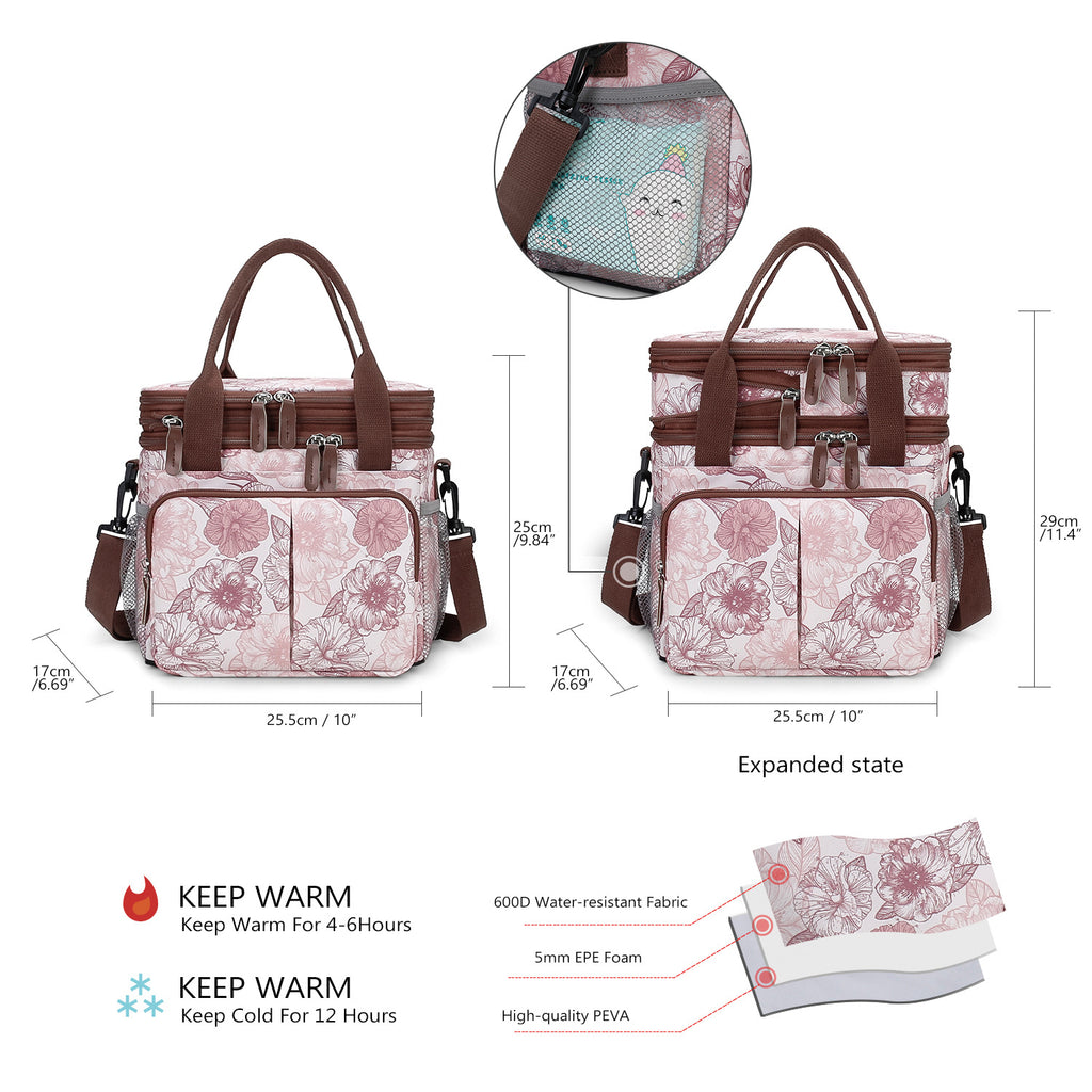 Multifunktionale Kühltasche mit Print