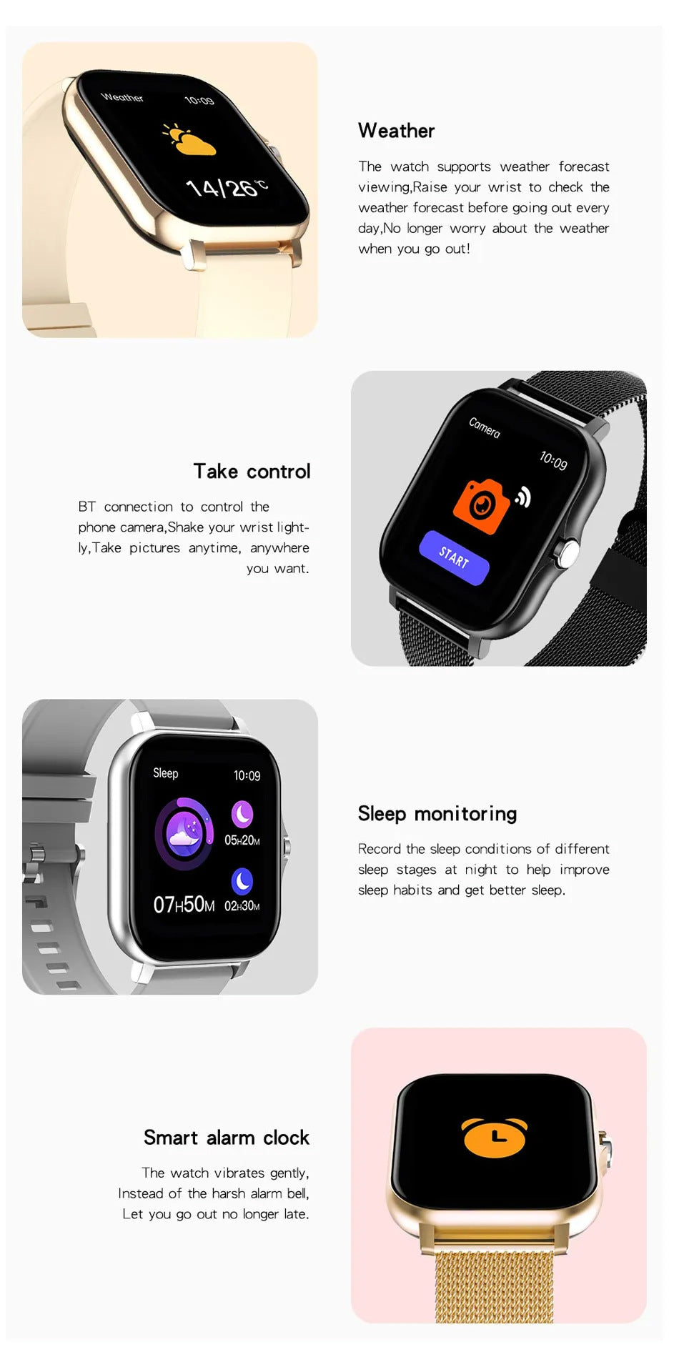 Smartwatch mit Bluetooth-Telefonie und Touchscreen – Bild 15 | LuxeStyle
