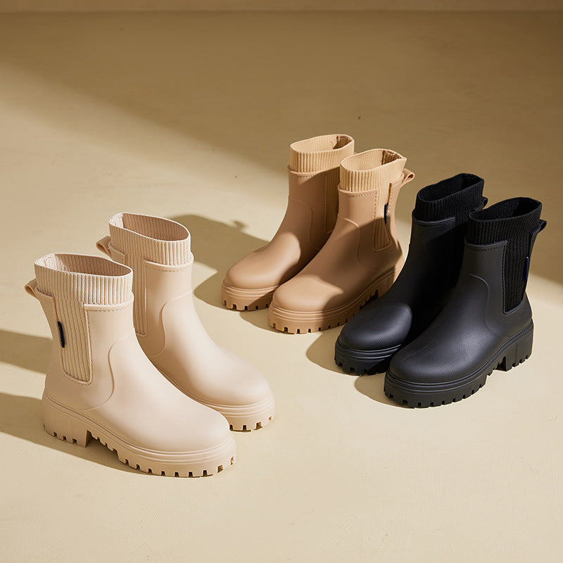 Regenstiefel für Damen, halbhoch