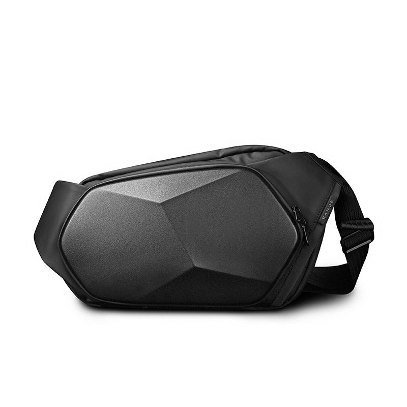 Gürteltasche Polygon-Design Schwarz – Bild 5 | LuxeStyle