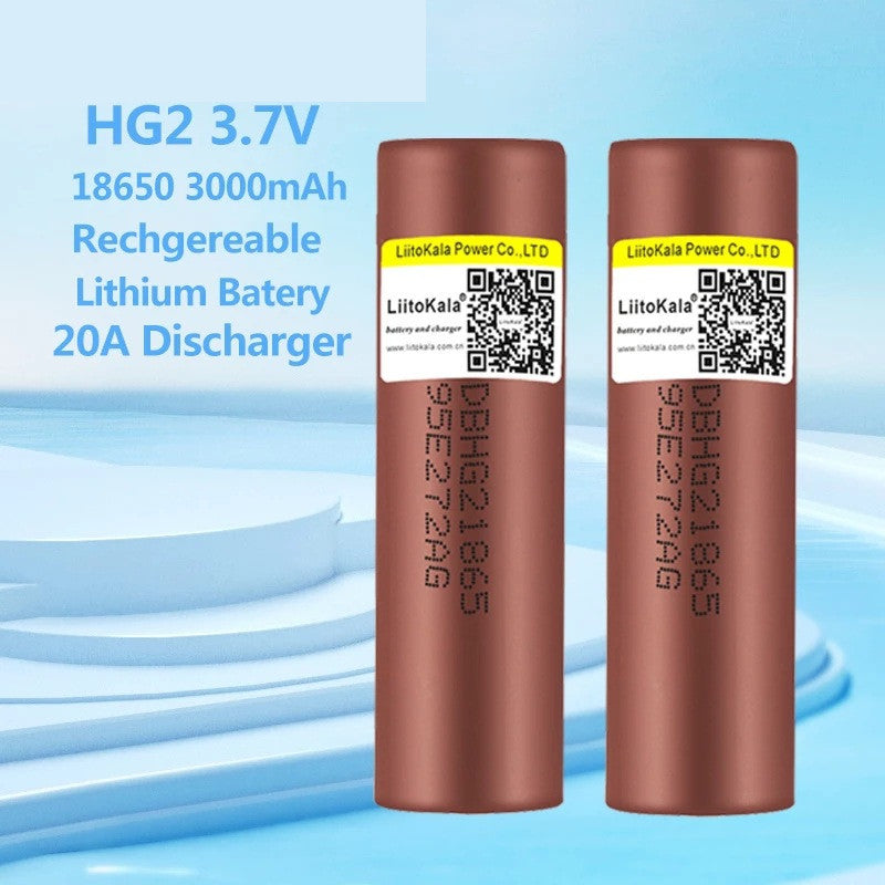 18650 HG2 Lithium-Akku 3000mAh – Bild 1 | LuxeStyle