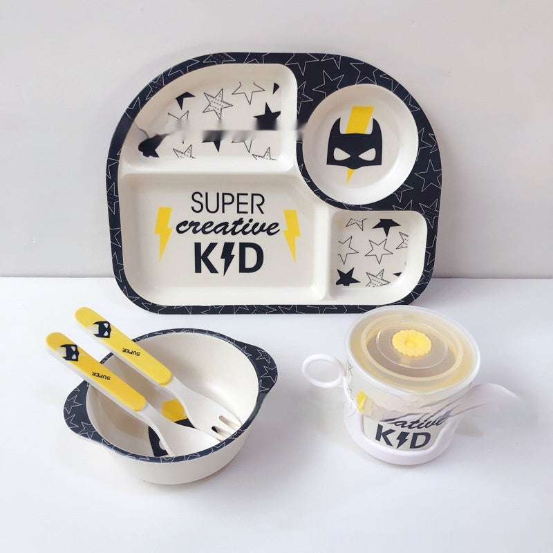 Kinder Geschirr-Set aus Bambusfaser