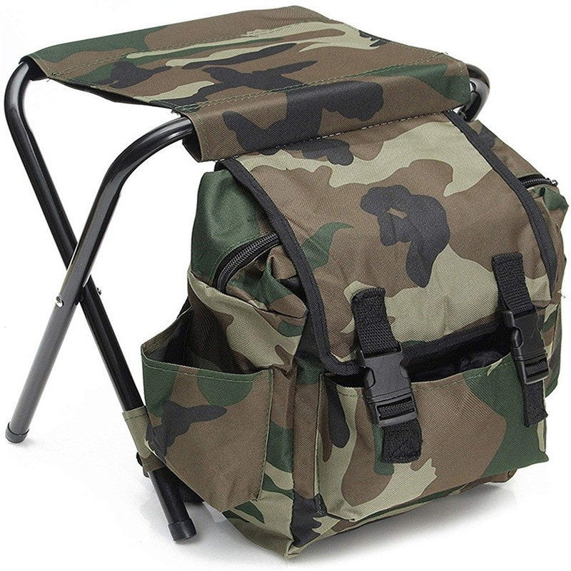 Klappbarer Rucksack-Stuhl Camouflage – Bild 5 | LuxeStyle