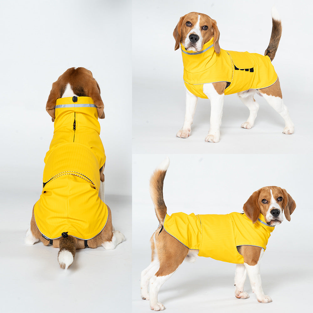 Wasserdichte Hunde-Regenjacke