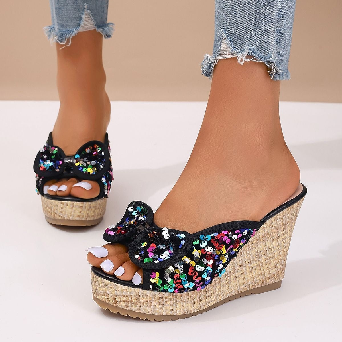 Elegante Slip-on Sandalen