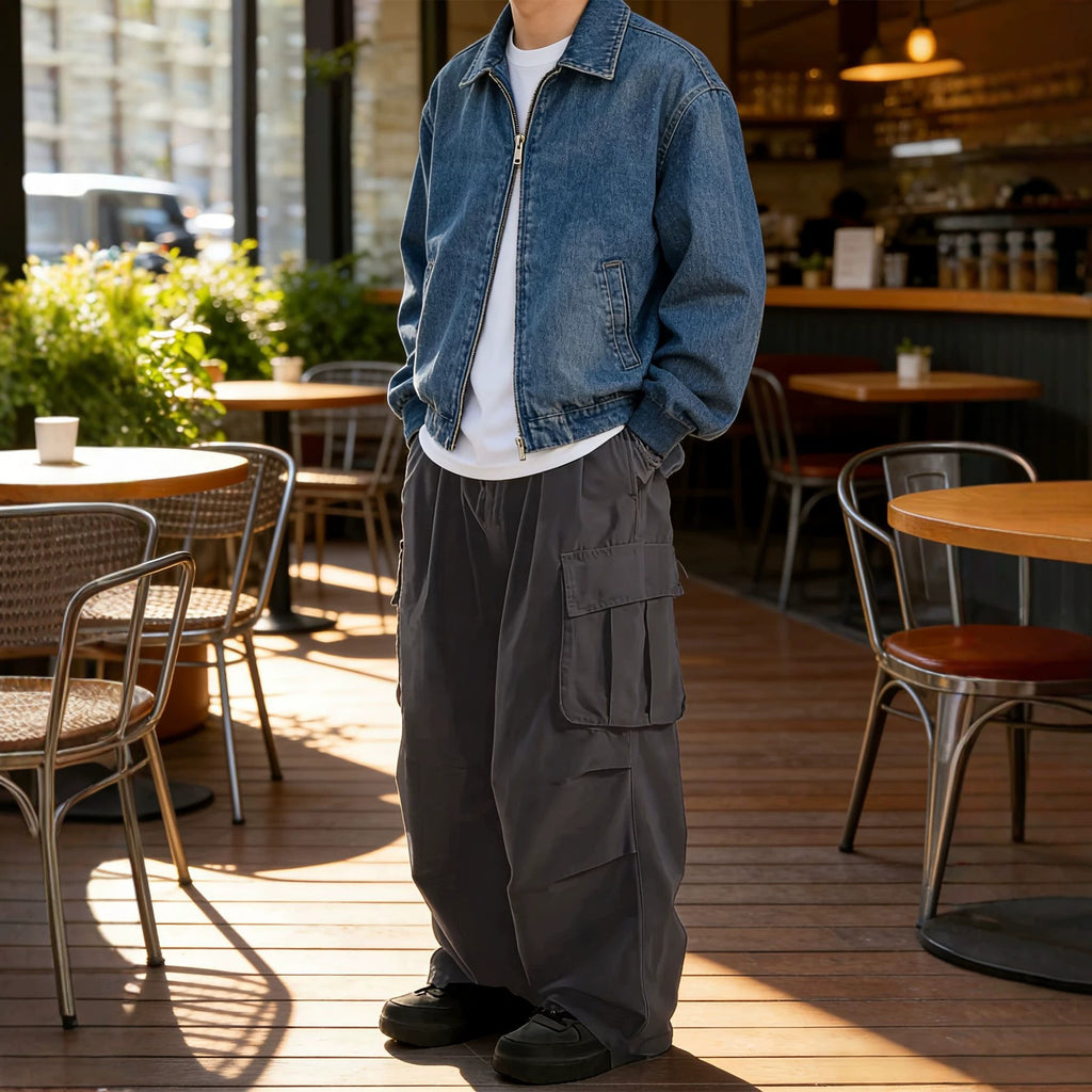 Herren Cargo-Hose mit geradem Bein