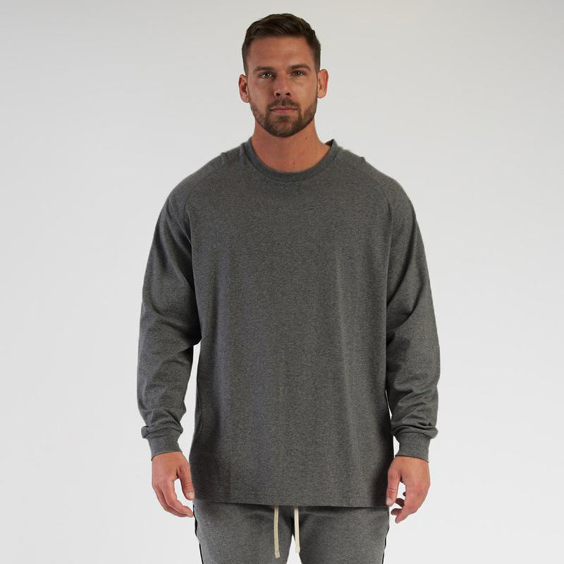Muskelpassende Langarm-T-Shirt – Bild 3 | LuxeStyle
