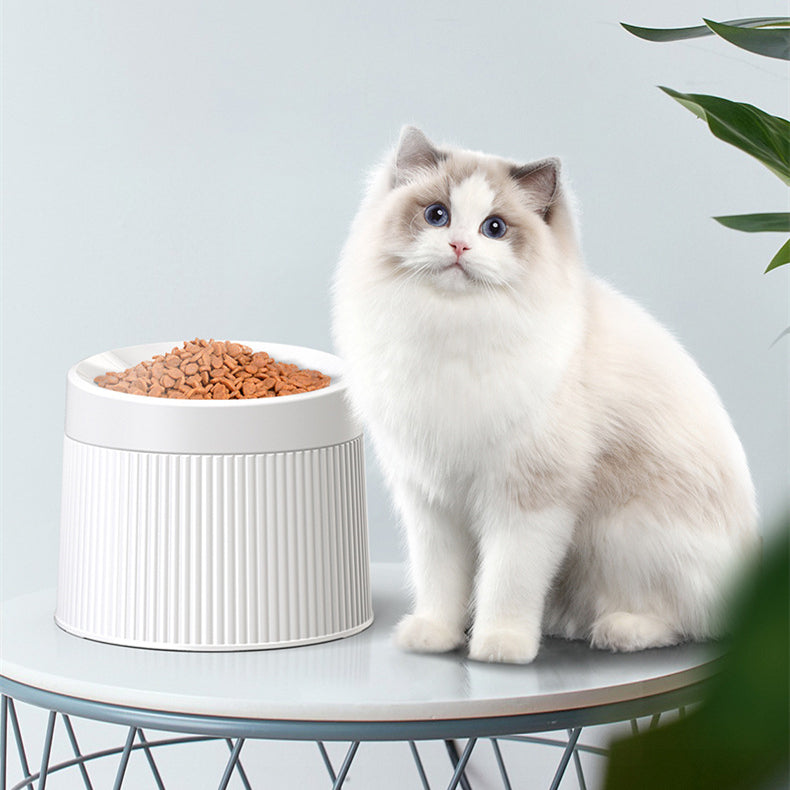 Geometrische Anti-Kipp Katzenschüssel mit Nackenschutz – Bild 6 | LuxeStyle
