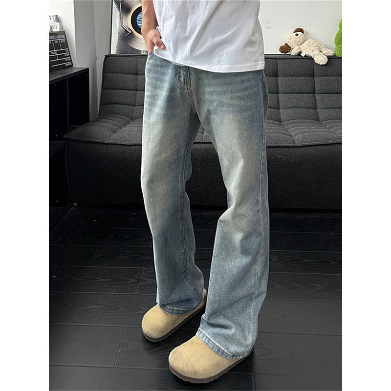 Vintage Blue Bootcut Jeans für Herren – Bild 6 | LuxeStyle