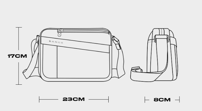 Wasserdichte Herren-Crossbody Tasche – Bild 7 | LuxeStyle