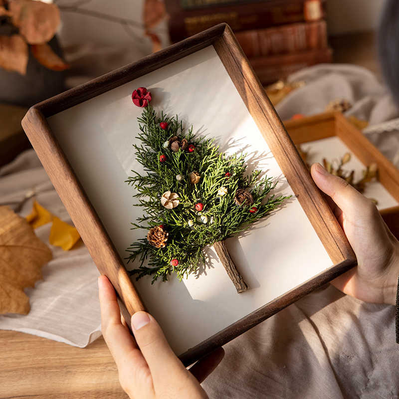 Holz-Fotorahmen aus schwarzer Walnuss, rechteckig – Bild 6 | LuxeStyle