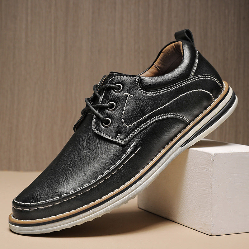 Worker Herrenschuhe aus Leder – Bild 2 | LuxeStyle
