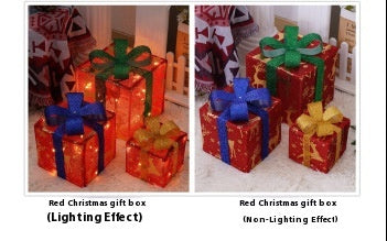 LED-Weihnachtsgeschenkboxen – 3er-Set | LuxeStyle