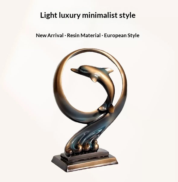 Delfin-Ornament für Schreibtisch und Regal – Bild 7 | LuxeStyle