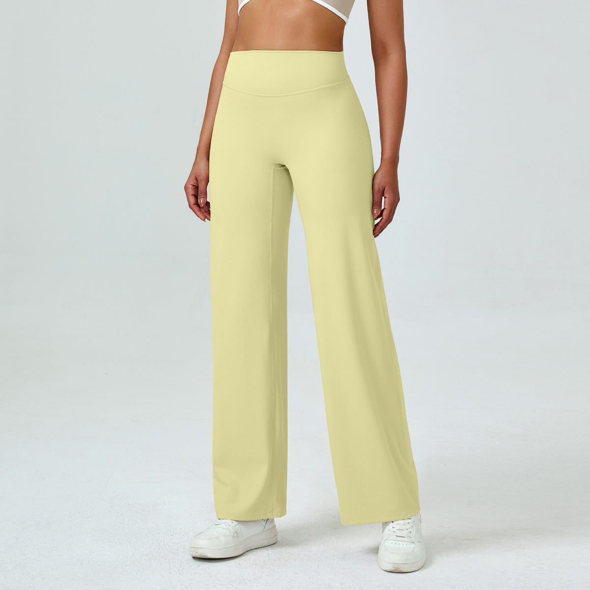 Atmungsaktive Yoga-Hose mit weitem Bein
