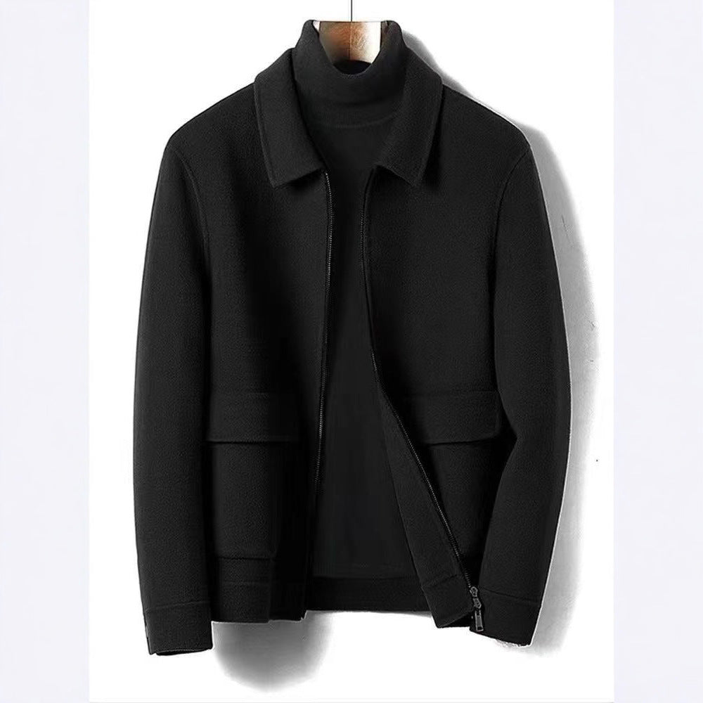 Cardigan aus Wollmischung mit Stehkragen
